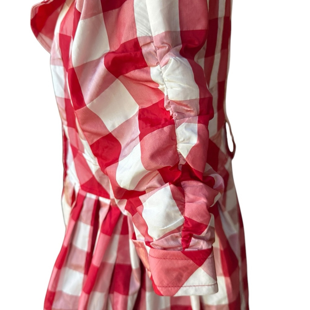 Source Unknown Gingham Raincoat W/Missing Belt - image 5